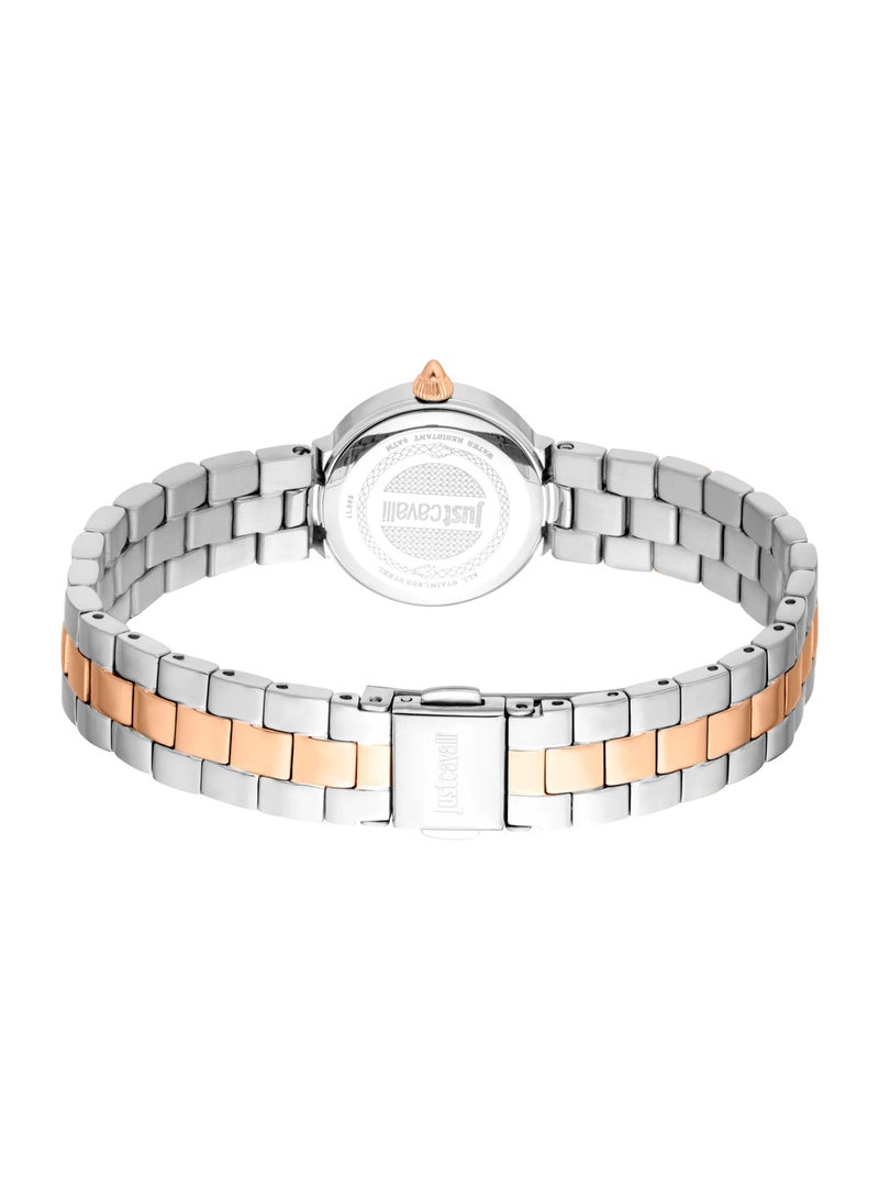 Just Cavalli ساعة ليدي سيرينيتا ميني Jc1L362M0095 - ستانلس ستيل نسائية كوارتز 2 عقارب - Image 3