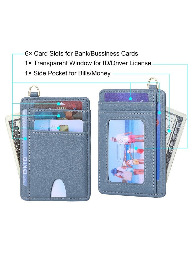 GEEAD Slim Minimalist Front Pocket Rfid Blocking Card Holder Wallets For Men & Women - Image 3