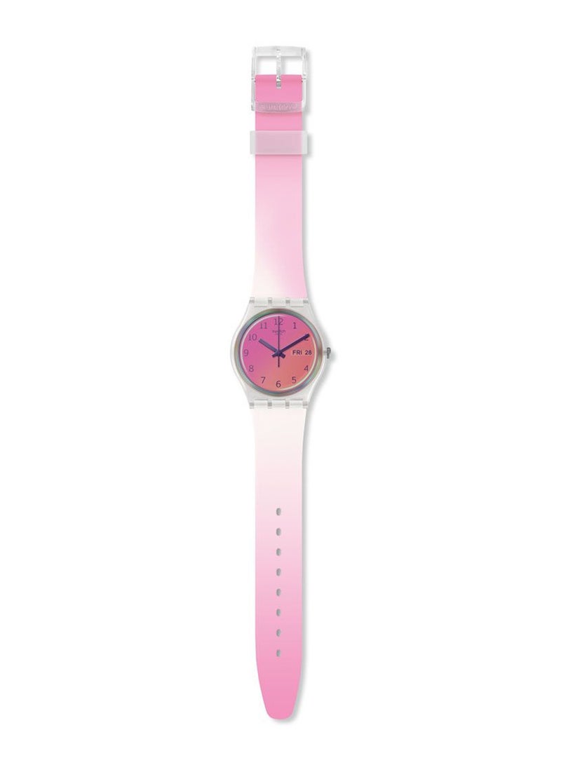 Swatch Women Ultrafushia Quartz Movement Water Resistant Wrist Watch - 40 Mm - Image 2
