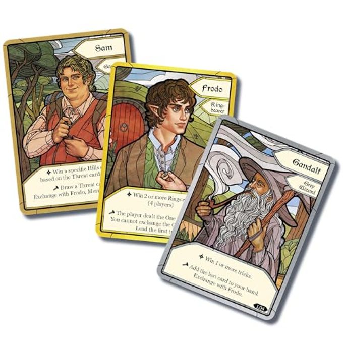 Asmodee The Lord of The Rings The Fellowship of The Ring Trick-Taking Game A Cooperative Card Adventure! Strategy Game for Kids & Adults, Ages 10+, 1-4 Players, 20 Minute Playtime - Image 3