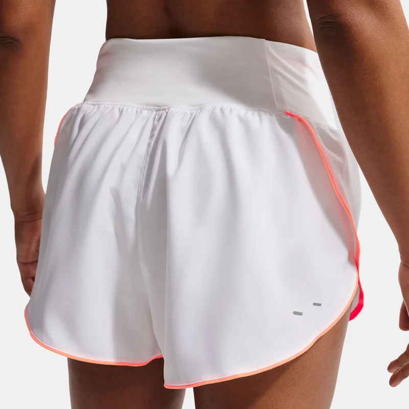 Nike White Women's Tempo Swoosh Dri-FIT Running Shorts for Women | Best Price UAE