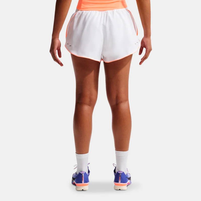 Nike White Women's Tempo Swoosh Dri-FIT Running Shorts for Women | Best Price UAE