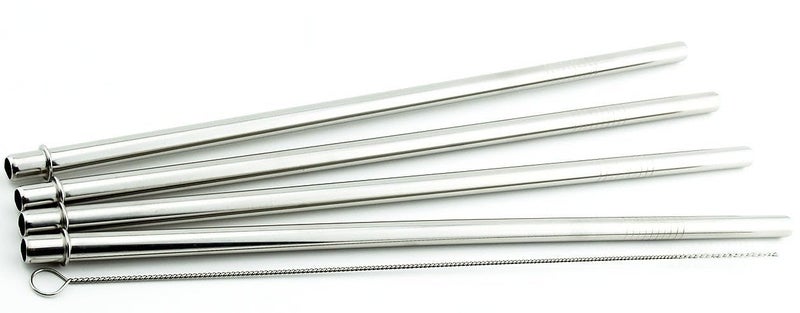 CocoStraw 4 Pack Cocostraw for Bubba Envy 32 & 48 oz Big Tumbler PerfectFIT 18/8 Stainless Steel Drinking Straws With Cleaning Brush - Image 5