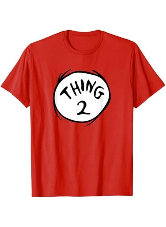 Brain Giggles Things T-Shirt Cartoon Character Costumes for Kids – World Book Day Fancy Dress Top – Mischief Twins Style, School Play Outfit for Boys & Girls - Image 1