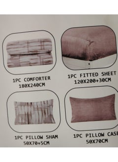 Generic Golden comforter set consisting of 4 pieces S09  - Image 3