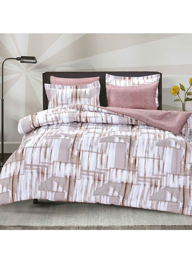 Generic - Golden comforter set consisting of 4 pieces S09 - Image 1