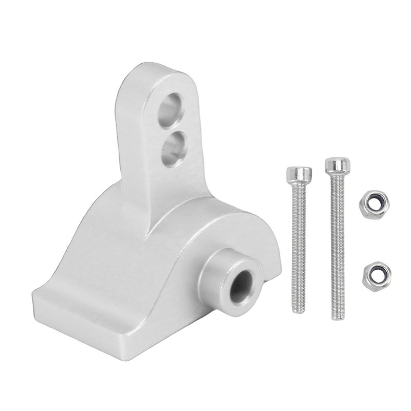 RC Rear Axle Link Riser Fit for SCX10 III AR45P LCG 1/10 RC Car Axle Alloy Metal Rear Anti Squat Mount Silver - Image 1
