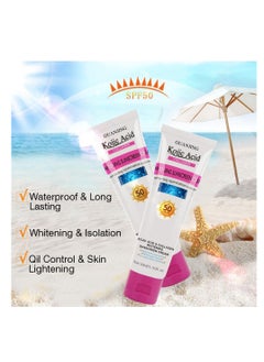 GUANJING UV/UA Protecting Whitening Sunscreen Cream SPF 50+ Aqueous and Non-Greasy Sun Burn Protection for Face Neck and Arms for Men and Women 50ml  - Image 5