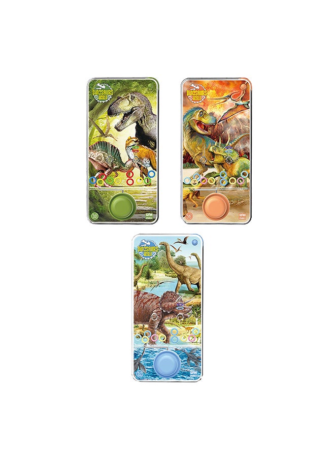 Galaxy Toys Galaxy Dinosaur-Themed Handheld Water Ring Toss Game Toy - Assorted (1 Random Piece) – Fun & Educational Interactive Toy for Kids, Portable Water Game with Dinosaurs  - Image 1