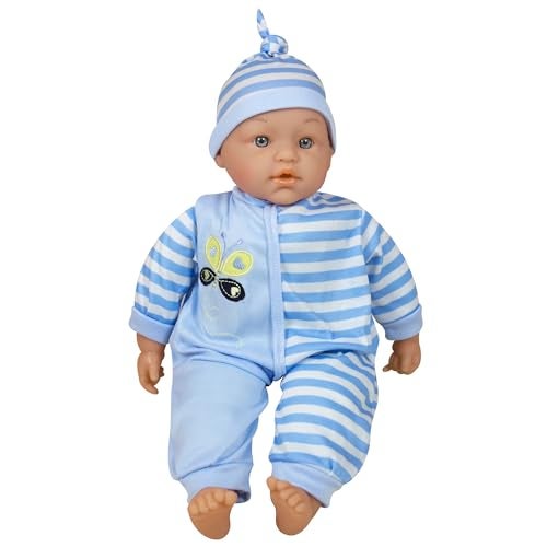 Lissi Dolls Talking Baby 16 Inches Blue - Image 1