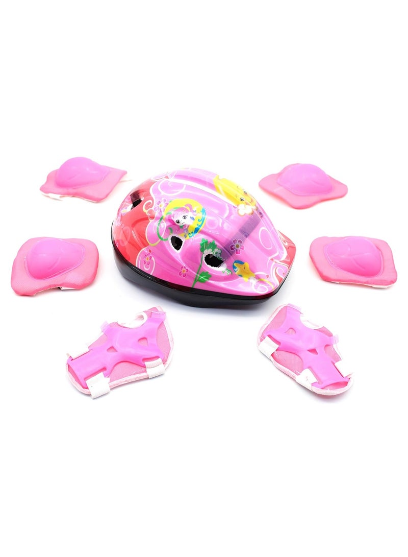DubaiGallery Adjustable Size Breathable Kids Inline Roller Skates with Safety Gear Set Helmet Knee Elbow Wrist Pads Carry Bag Fun Outdoor Sports Activity for Children Boys and Girls Blade Wheel Skating Shoes  - Image 3