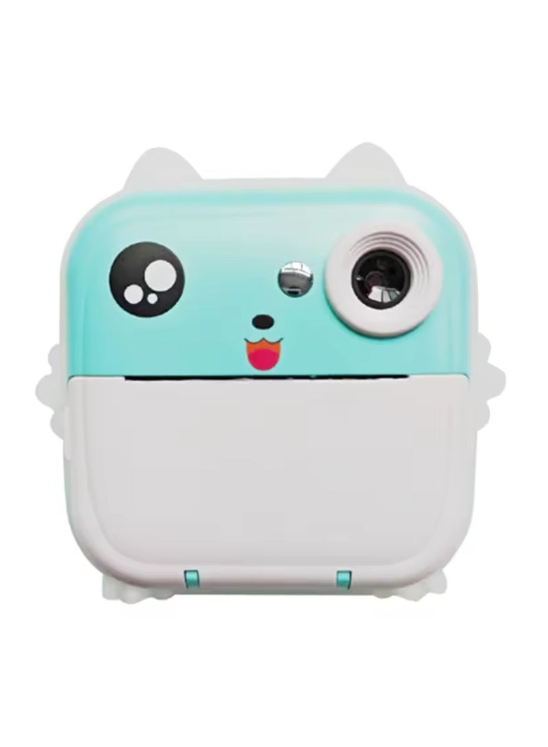 HD Mini Children Print Camera With Thermal Photo Paper Digital Instant Print Camera - Image 1