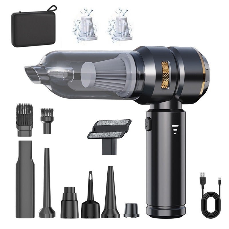 Car Vacuum Cleaner, Handheld Brushless High-Power Dust Remover with Inflator, Dual-Use Mini Car Air Blower