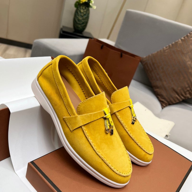 2024 Couples New Color Slip-On Loafers Fashion Trend Loafers Women'S Shoes Flat Casual Shoes - Image 4