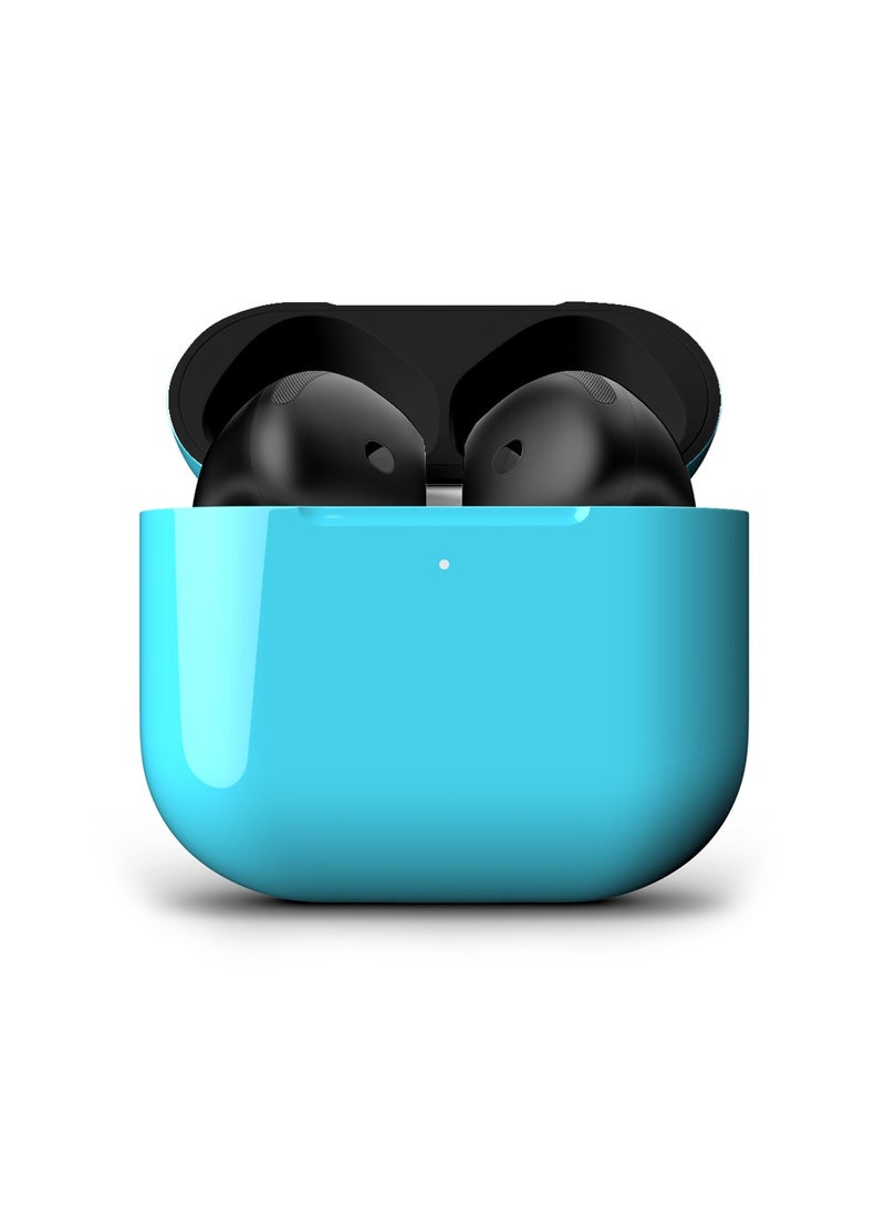 Craft MERLIN CRAFT CUSTOMIZED APPLE AIRPODS 4 DUAL TURQUOISE  - Image 1