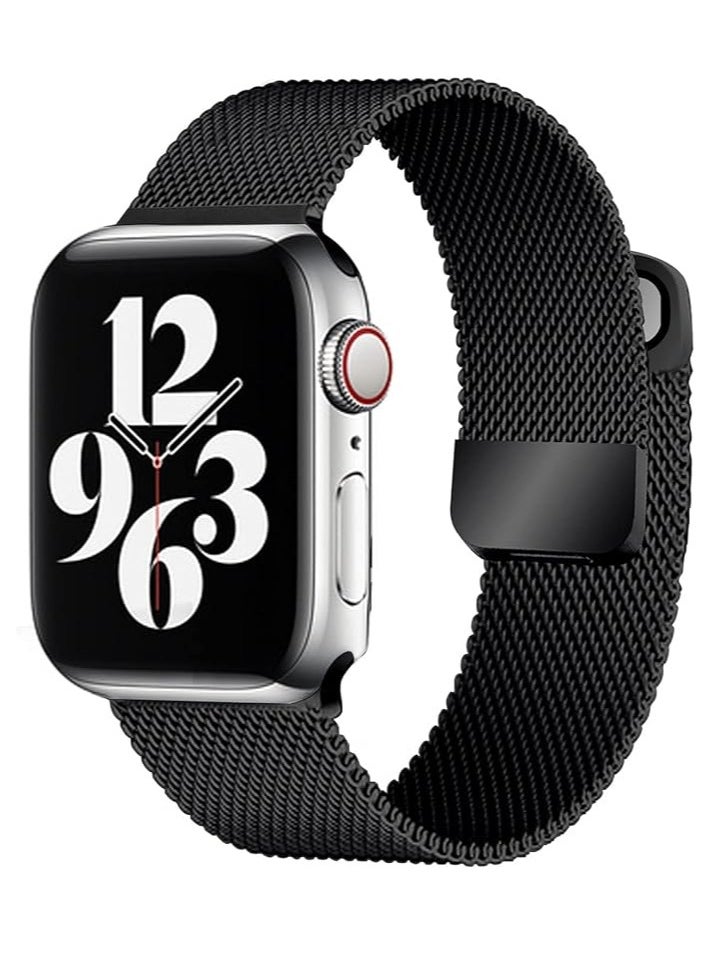 Generic - Replacement Band Compatible with Apple Watch Band 42mm 44mm 45mm 49mm, Classic Stainless Steel Metal Strap Compatible with iWatch Series 8 7 6 5 4 3 2 - Image 1