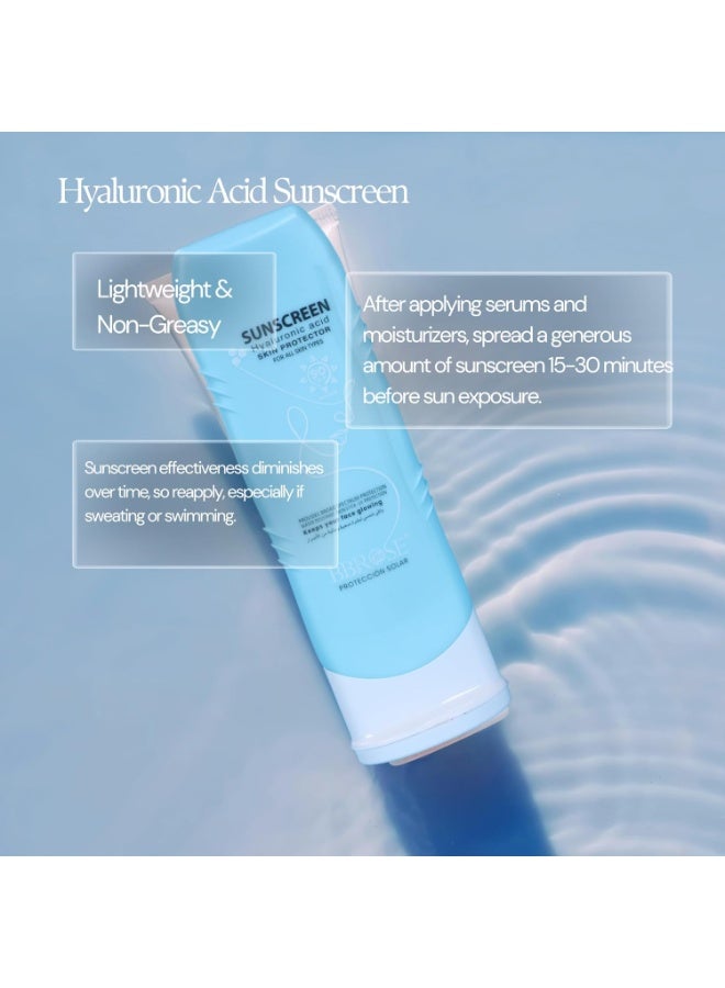 BBROSE Hyaluronic Acid Sunscreen SPF 50 PA+++ (125ml) | Broad Spectrum UV Protection | Water-Resistant, Non-Sticky, Lightweight & Hydrating Sunscreen for All Skin Types | Glowing & Healthy Skin - Image 3