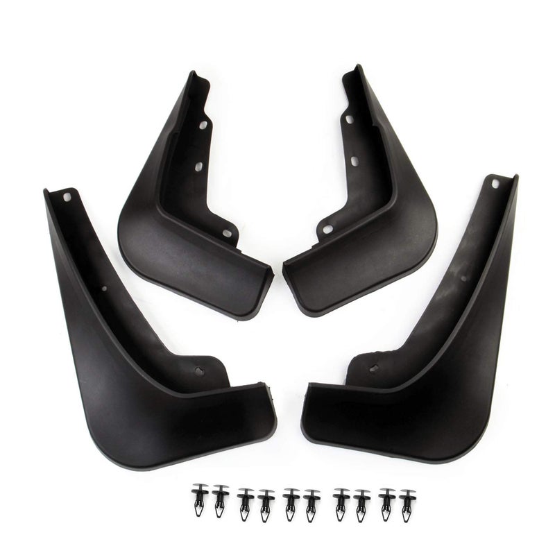 Crosselec 4Pcs Car Black Mud Flaps Mudguard Fender Accessories for Dodge Charger 2015+ (SXT ONLY) - Image 4