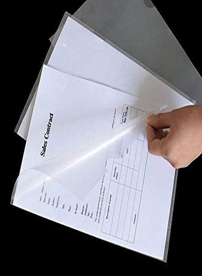 مجلدات ملفات شفافة من شاينينج زون، مقاس A4، لحفظ المستندات والشهادات للمدرسة والمكاتب والمشاريع | حافظات ورقية لتنظيم وحماية الأوراق (عبوة من 10 قطع) - Image 3