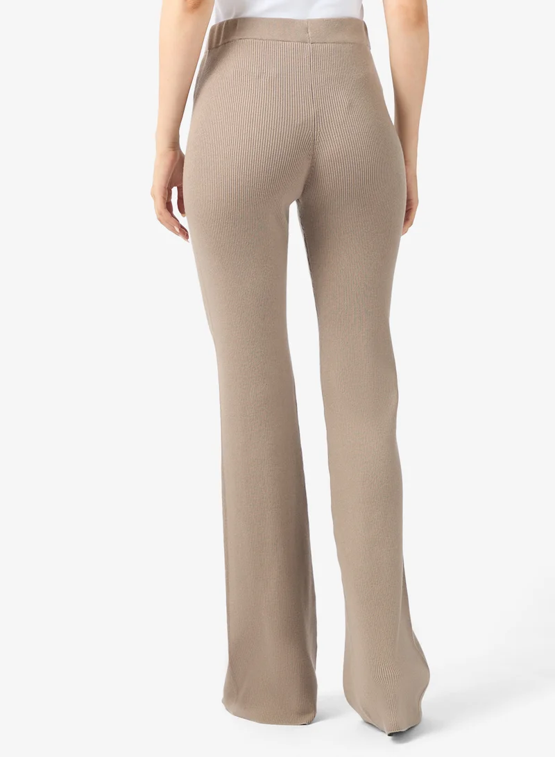 GUESS Flaminia Ribbed Flare Sweatpants