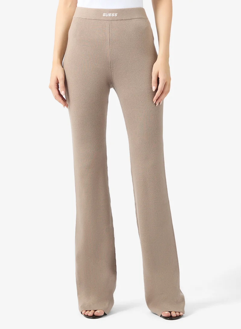 GUESS Flaminia Ribbed Flare Sweatpants