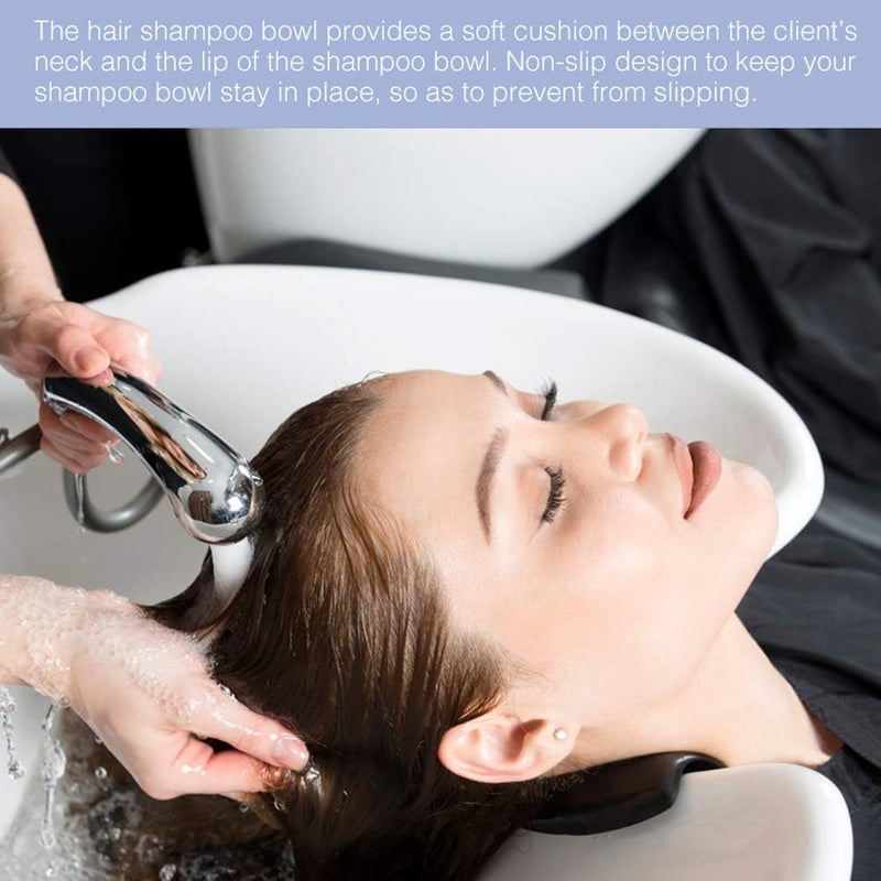 klarako Hair Washing Neck Rest Cushion, PVC Salon Spa Beauty Backwash Pillow Durable Shampoo Bowl Suction Equipment Unit Pillow - Image 2