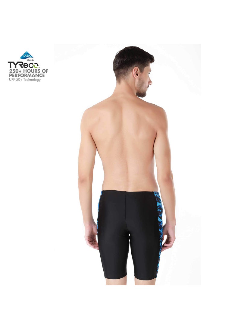 TYR Alliance Splice Swimming Jammer for Men(Black/Blue,3XL) - Image 2