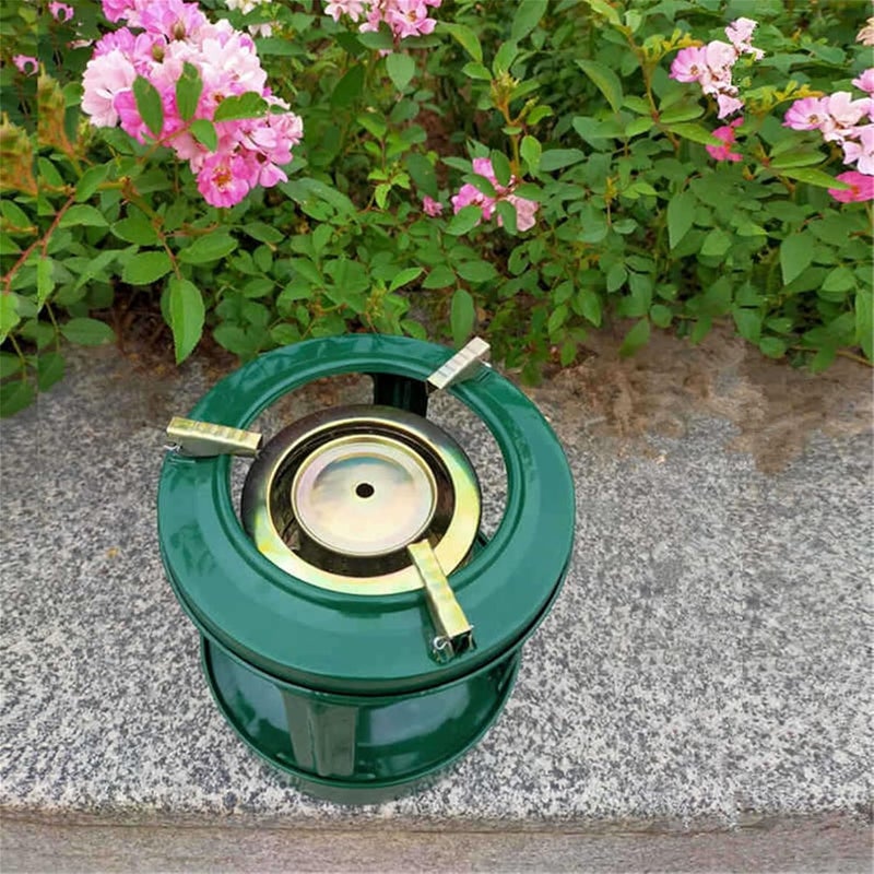 cheekyglo Portable Kerosene Burner, Mini 8 Wicks Stove Compact Camping Safety Kitchenware Kerosene Picnic Stoves Multipurpose Cooking Tools for Outdoor,Hiking,Round - Image 5