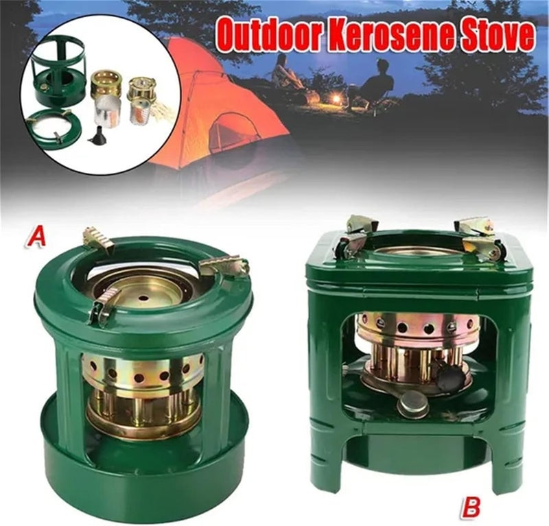 cheekyglo Portable Kerosene Burner, Mini 8 Wicks Stove Compact Camping Safety Kitchenware Kerosene Picnic Stoves Multipurpose Cooking Tools for Outdoor,Hiking,Round - Image 3