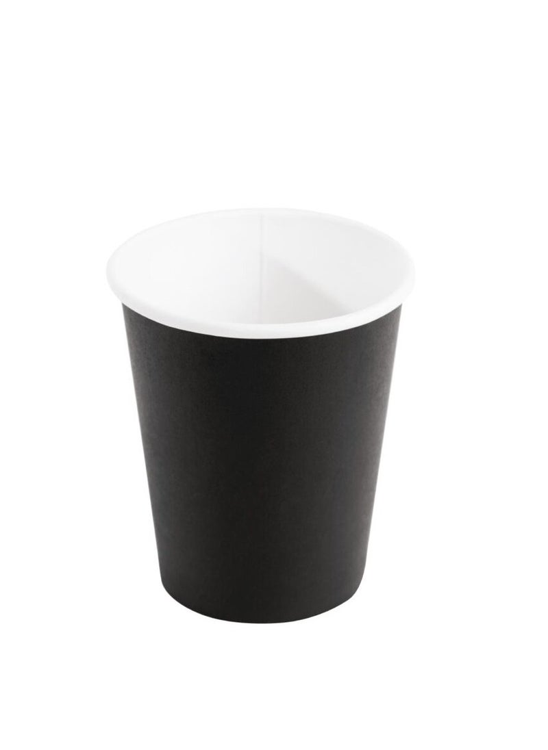 Alba Plastic - Coffee Cups Disposable 8 oz Paper Cups for Tea, Coffee, Hot Chocolate and other Hot Drinks 50 Pcs - Image 1