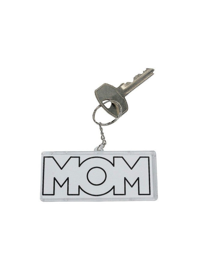 Fun Express DIY Mom Keychain for Mother's Day , Craft Kits , 12 Pieces - Image 1