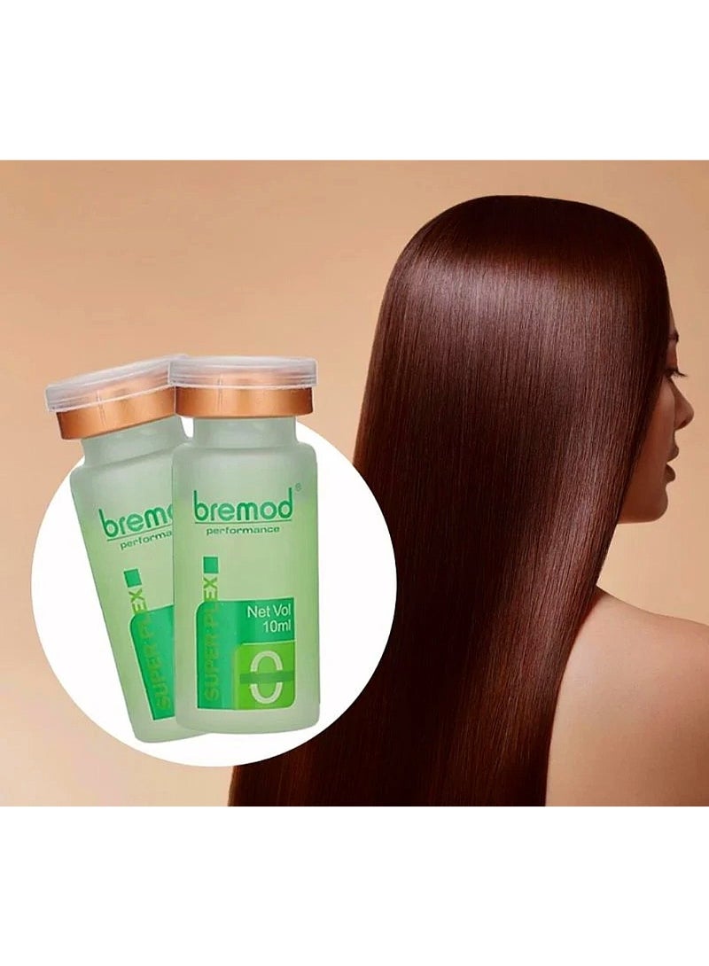 بريمود مكمل بريمود بيرفورمانس سوبر بليكس كيراتين لإصلاح الشعر بقوة 10 مل - Image 3
