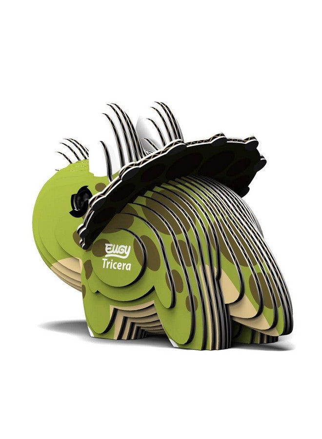 Eugy Triceratops Dinosaur 3D Puzzle, 25 Piece Eco-Friendly Educational Toy Puzzles for Boys, Girls & Kids Ages 6+ - Image 4