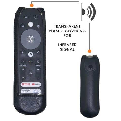 Zaoma Remote Cover Case Pouch Sleeve Compatible/Replacement for Vu Ultra HD (4K) LED Smart Google TV Remote Control Case (Black) - Image 3