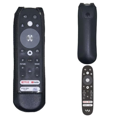 Zaoma Remote Cover Case Pouch Sleeve Compatible/Replacement for Vu Ultra HD (4K) LED Smart Google TV Remote Control Case (Black) - Image 1
