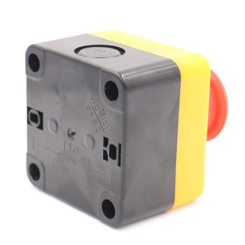 KAMSTEALTH زر إيقاف الطوارئ زر ضغط NC عنصر مع صندوق زر الضغط - Image 3