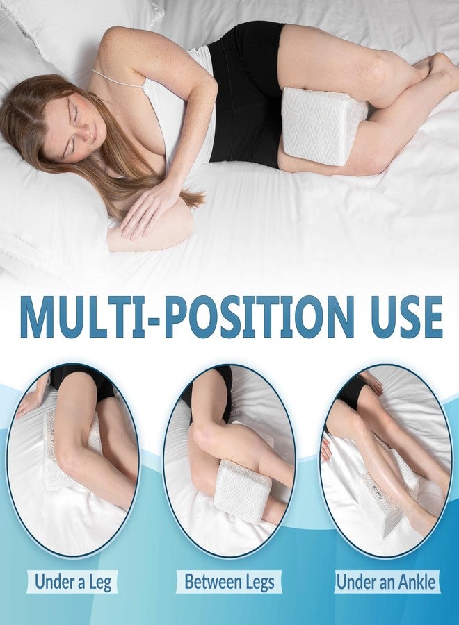 ComfiLife Orthopedic Knee and Leg Pillow for Side Sleepers Sleeping - 100% Polyurethane Foam for Back Pain, Hip Pain Relief - Image 3