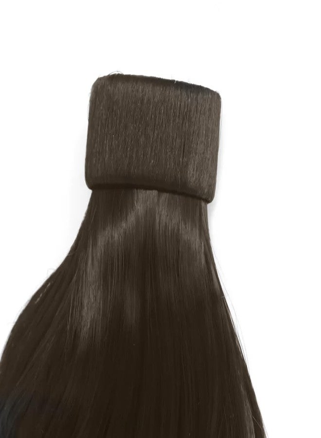 VIVIAN 24 Inches Hair Extensions Ponytail Hair looking Scale Ponytail Hair Wig/Extension Ponytail Long Hair Curly Hair for Women and Girls, Brown Colour - Image 3