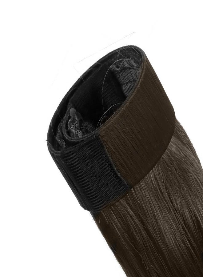 VIVIAN 24 Inches Hair Extensions Ponytail Hair looking Scale Ponytail Hair Wig/Extension Ponytail Long Hair Curly Hair for Women and Girls, Brown Colour - Image 5