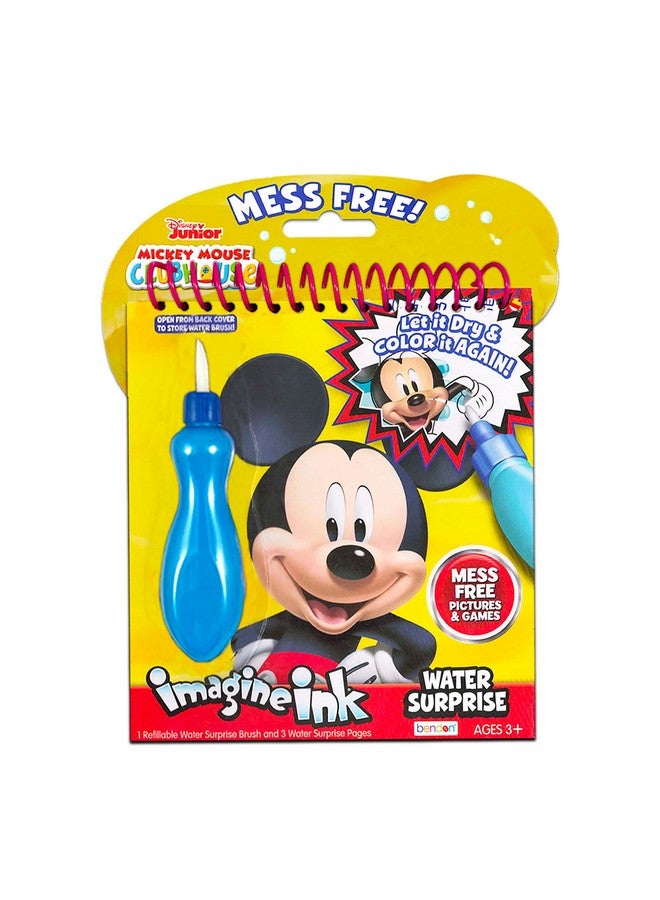 Bendon Water Painting Books Set for Toddlers Kids Ages 3-5 ~ 3 Pack No Mess Paint with Water Books with Water Surprise Brushes Thomas the Train, Mickey Mouse, Paw Patrol - Image 3