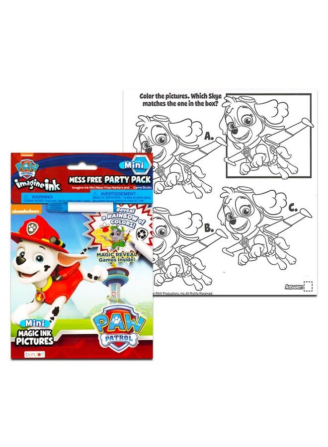 Bendon Water Painting Books Set for Toddlers Kids Ages 3-5 ~ 3 Pack No Mess Paint with Water Books with Water Surprise Brushes Thomas the Train, Mickey Mouse, Paw Patrol - Image 4