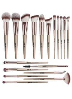 MAANGE 18 Pcs Makeup Brush Set, Foundation Powder Blush Concealer Contour Blend Brush,  - Image 1
