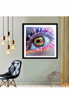 Excefore Diamond Painting Kits for Adults Kids DIY 5D Eye Round Full Drill Crystal Rhinestone Embroidery Paintings Gem Art Kit Home Wall Decor Gifts(30x30cm)  - Image 2