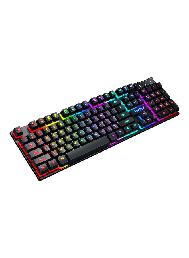 NIBEMINENT Wired Gaming Keyboard Black  - Image 1