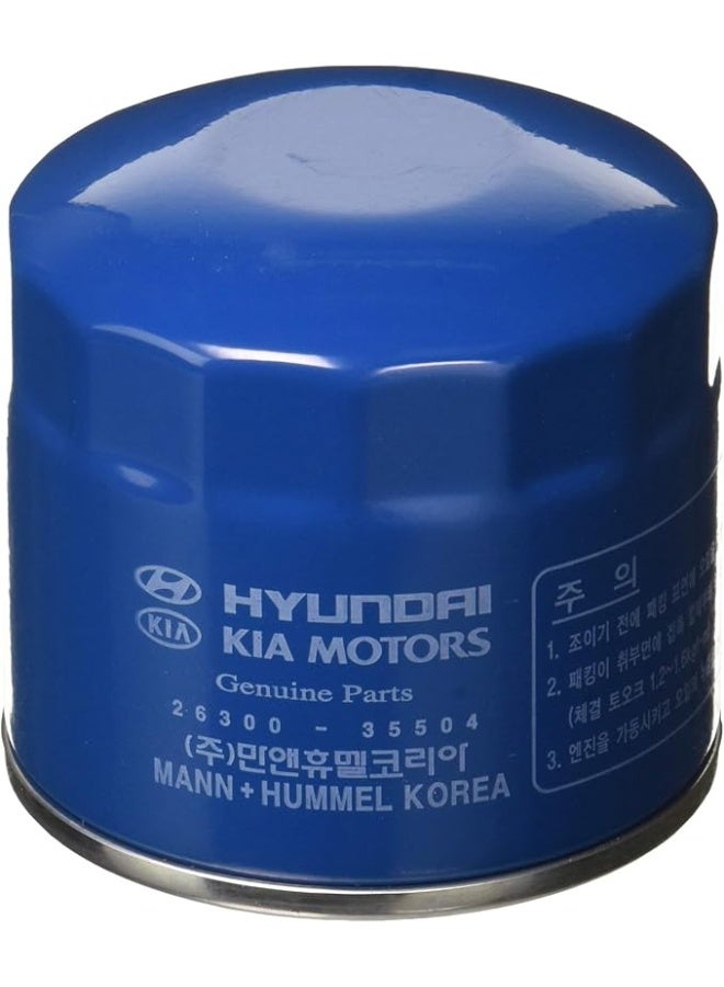 HYUNDAI Genuine 26300-35504 Oil Filter - Image 1