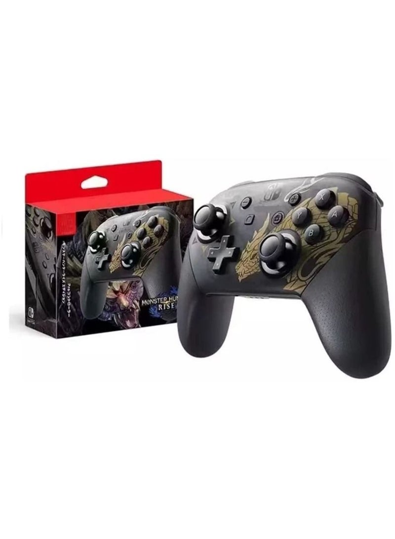 Wireless Bluetooth Switch Controller Gamepad Joystick for N Switch Pro or OLED, Rise of Dragon Theme - Image 2