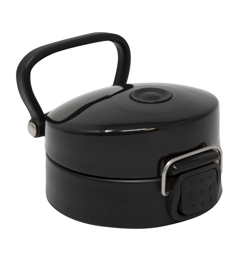 MIRA One-Touch Bottle Lid - Wide Mouth Quick-Open Cap - For use with MIRA Bottles (18, 20, 22, 24, 32, 40 oz) - Black - Image 2