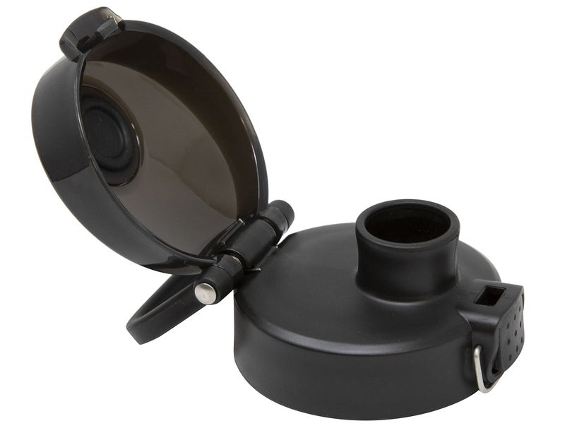 MIRA One-Touch Bottle Lid - Wide Mouth Quick-Open Cap - For use with MIRA Bottles (18, 20, 22, 24, 32, 40 oz) - Black - Image 1