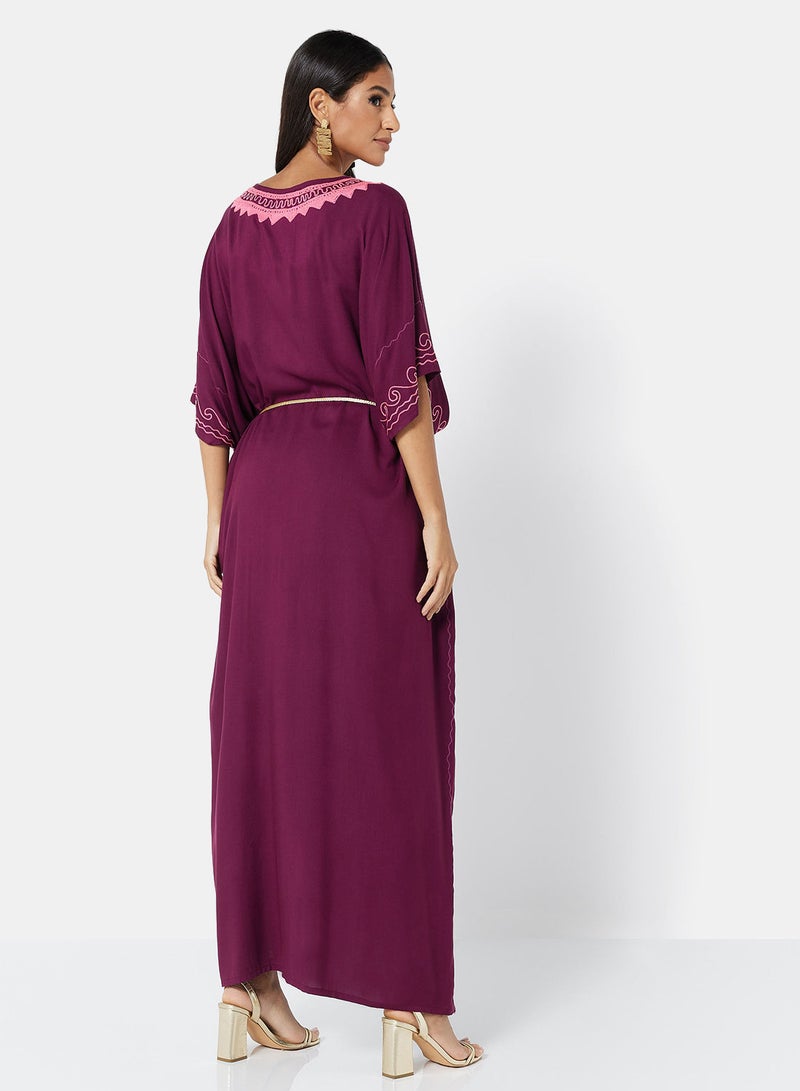 EMBROIDERED KAFTAN
