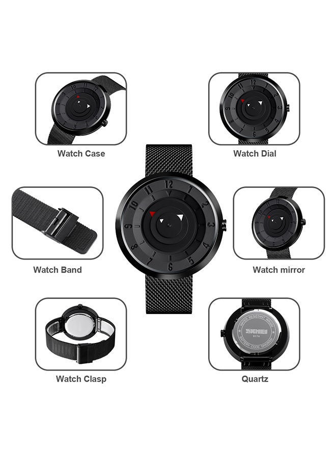 Men's Fashion Clock's Top Brand Luxury Quartz  Waterproof Watch 9174 - Image 4